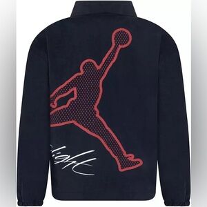 Jordan Kids' Jumpman 🏀 Coaches Jacket, black, large, NWT